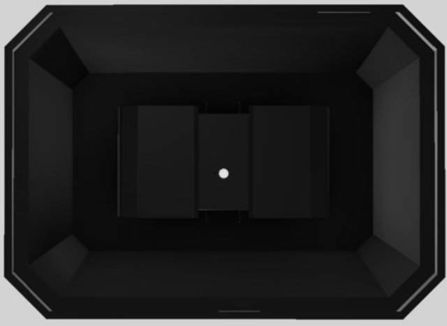 Vent-A-Hood® Designer Series 42" Black Island Range Hood-1