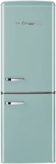 Unique® Appliances Classic Retro 22" 7.0 Cu. Ft. Ocean Mist Turquoise Counter Depth Bottom Freezer Refrigerator-0