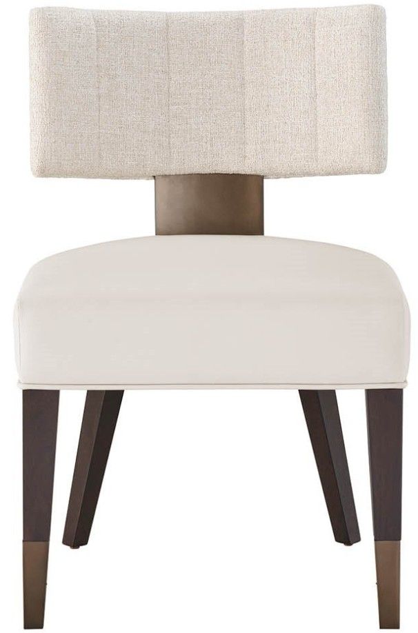 Universal Explore Home™ Loleta Dark Walnut/Endurance Sand Dining Side Chair-2