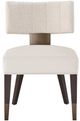 Universal Explore Home™ Loleta Dark Walnut/Endurance Sand Dining Side Chair-2