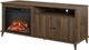 Ameriwood Home Farnsworth Walnut 65'' Eletric Fireplace Media Console-2
