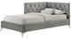 Elements International Amberley Gray Twin Upholstered Daybed-0