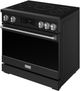 Thor Kitchen® Gordon Ramsay Collection 36" Black Pro Style Induction Range with Tilt Panel Touch Control and Stainless Steel Trim-3