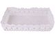 A & B Home Tessa White Lace Tray-0