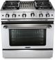 Capital Cooking Precision Series™ 36" Stainless Steel Pro Style Gas Range-0