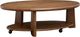 Magnussen Home® Tanner Tawny Brown Oval Cocktail Table with Casters-4