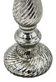 A & B Home Merc Silver Candleholder-1