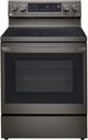 LG 30" PrintProof™ Black Stainless Steel Freestanding Electric Range with Air Fry-1