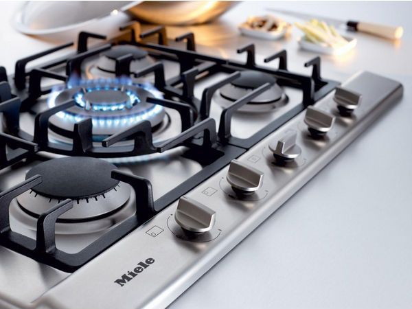 Miele 30" Stainless Steel Gas Cooktop-2