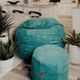 CordaRoy's® Original Sky Terry Corduroy Queen Bean Bag Chair-3