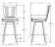 Amisco Madison Swivel Stool-1