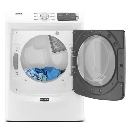 Maytag® 7.3 Cu. Ft. White Front Load Electric Dryer-1