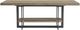 Intercon Eden Rustic Dune Counter Dining Table with Black Base-2
