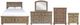 New Classic® Home Furnishings Allegra 5-Piece Pewter Queen Sleigh Storage Bedroom Set with Chest and Nightstand-0