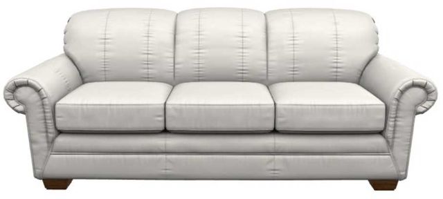 La-Z-Boy® Mackenzie Ivory Leather Sofa-1