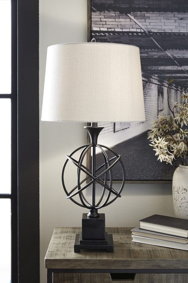 Signature Design by Ashley® Camren Black Metal Table Lamp-2