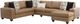 Albany Industries 3-Piece Puccini Saddle Sectional-0