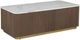 Fairfield® Dimitri Kafe/White 54" Cocktail Table with Aged Gold Base-0