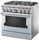 KitchenAid® 36" Misty Blue Pro Style Dual Fuel Range-3