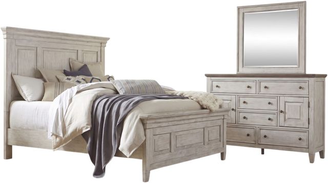 Liberty Furniture Heartland 3-Piece Antique White California King Bedroom Set-0