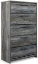 Signature Design by Ashley® Baystorm 5-Piece Gray King Storage Panel Bed Set-3