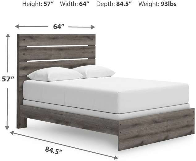 Signature Design by Ashley® Urbanoore Brown/Gray Queen Panel Bed-3