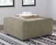 Signature Design by Ashley® Hoylake Chocolate Ottoman-3