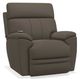 La-Z-Boy® Talladega Grey Leather Power-Recline-Xr Reclina-Rocker® with Heat and Massage-0