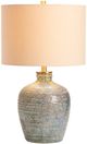 Crestview Collection Blaze Earthenware Blue Table Lamp-2