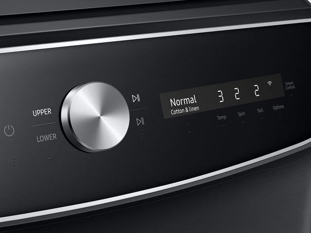 Samsung Brushed Black Front Load Laundry Pair-4
