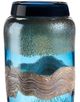 Giftcraft Blue/Gold Large Glass Vase-1