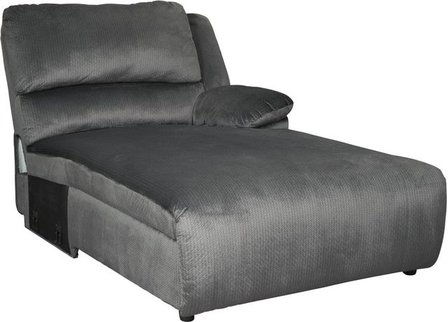 Signature Design by Ashley® Clonmel 3-Piece Charcoal Power Reclining Right-Arm Facing Sectional and Chaise-4