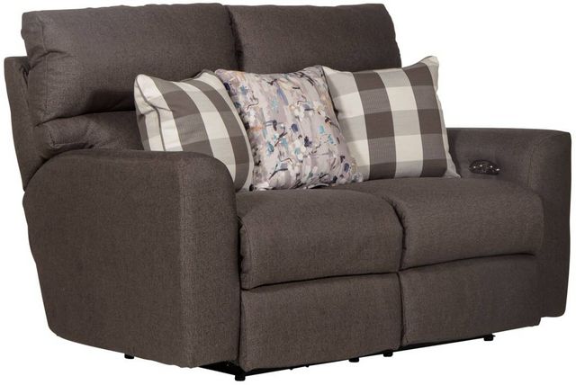 Catnapper® Searsport Metal Power Reclining Loveseat with Power Adjustable Headrest