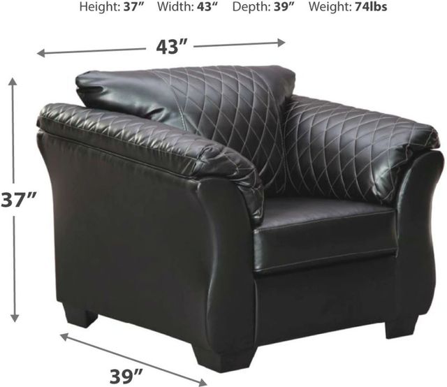 Signature Design by Ashley® Betrillo Black Chair-1