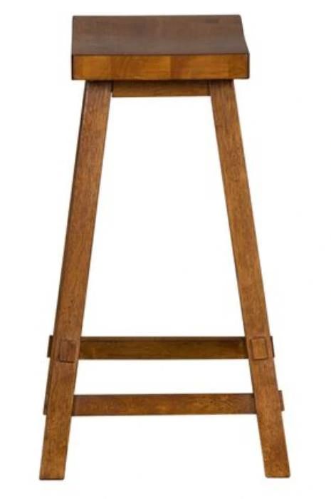 Liberty Furniture Creations II Tobacco 24" Sawhorse Counter Stool-4