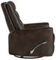 New Classic® Home Furnishings Takami Brown Manual Swivel Recliner-4