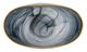 A & B Home Rimmed Black/Gold Glass Vase-4