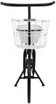 A & B Home Black/White Bicycle Plant Stand-2