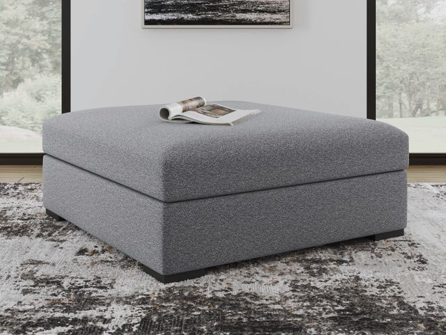 Benchcraft® Bealton Pepper/Salt Oversized Accent Ottoman-1