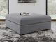 Benchcraft® Bealton Pepper/Salt Oversized Accent Ottoman-1