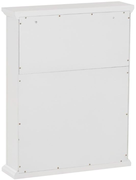Linon Scarsdale White Medicine Cabinet-4