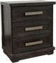 Elements International Avalanche Charcoal Nightstand-0