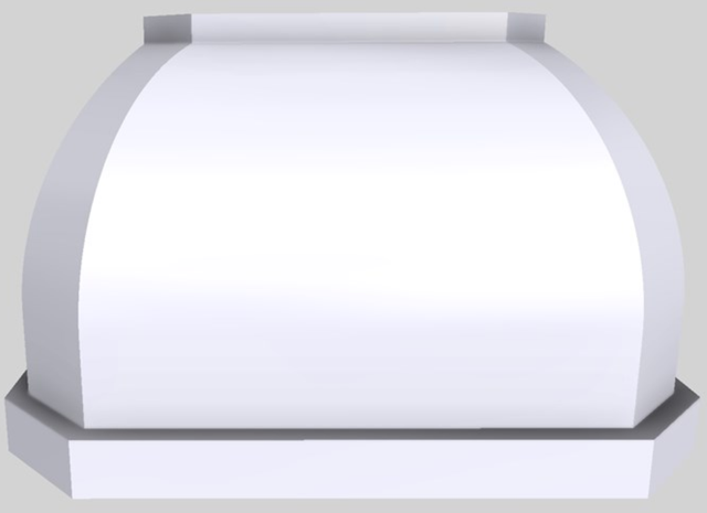 Vent-A-Hood® Designer Series 48" White Wall Mounted Range Hood-0