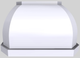 Vent-A-Hood® Designer Series 48" White Wall Mounted Range Hood-0
