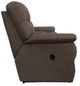 La-Z-Boy® James Mocha Manual Reclining Loveseat with Console-3