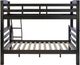 Powell® Porter Black Twin/Full Bunk Bed-4