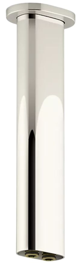KOHLER® Statement® Vibrant Polished Nickel 10" Ceiling-Mount 2-Function Rainhead Arm and Flange-0