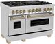 ZLINE Autograph Edition 48" Stainless Steel Pro Style Dual Fuel Range-4