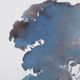 Olliix by Madison Park Serene Silhouette Blue Glass Framed Scenery Graphic with Single Floating Mat-1