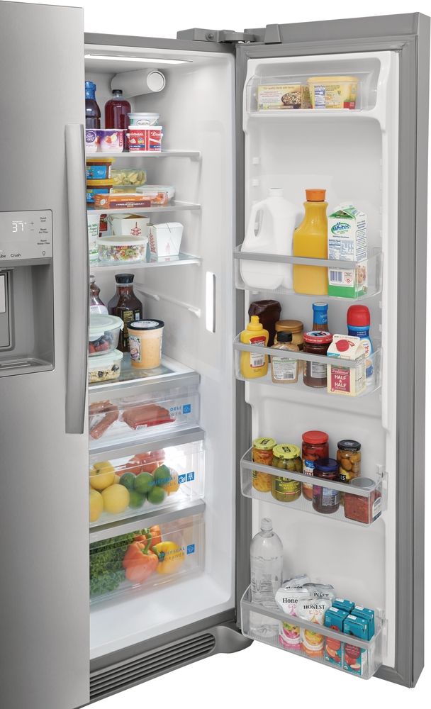 Frigidaire Gallery® 36 in. 25.6 Cu. Ft. Smudge-Proof® Stainless Steel Side-by-Side Refrigerator-9